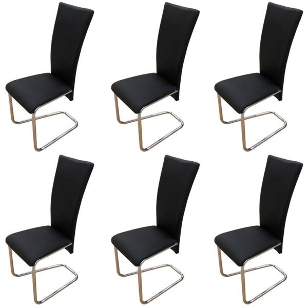 Orren Ellis Dining Chairs Faux Leather Wayfair